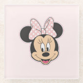 Minnie Glass Onderzetter Glazen Onderzetter (Voorkant)