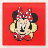 Minnie Glazen Onderzetter (Voorkant)
