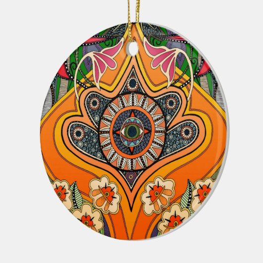 minnie green keramisch ornament (Links)