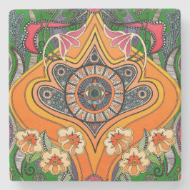 MINNIE-groen Stenen Onderzetter