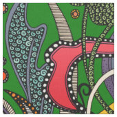 MINNIE-groen Stof (Close Up)