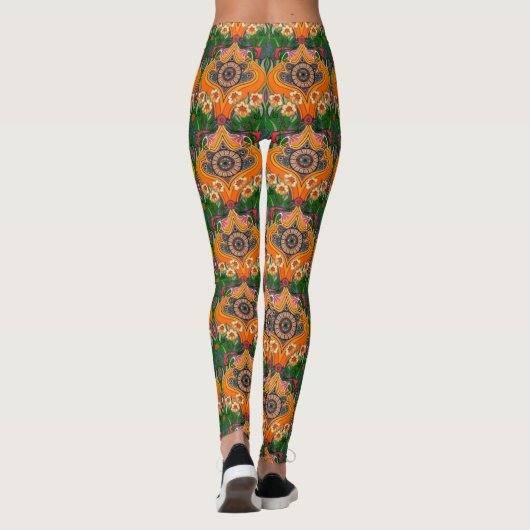 MINNIE groene leggings (Achterkant)