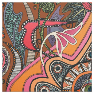 MINNIE henna Fabric Stof