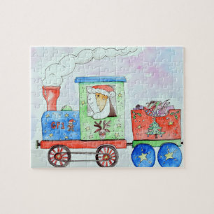Minnie in haar kerktrein Aquarel Schilderij Legpuzzel