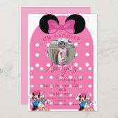 Minnie Mouse birthday invitations theme Kaart (Voorkant / Achterkant)