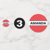 Minnie Mouse Geïnspireerd door Confetti (Achterkanten)