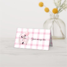 Minnie muis Bewerkbare feest Vouwkaarten