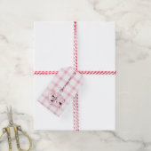 Minnie muis Bewerkbare feestcadeautags Cadeaulabel (Met Touw)