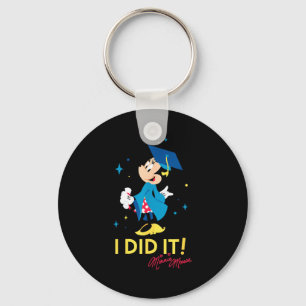 Minnie muis ik deed het! afstudeermuts en toga  sleutelhanger