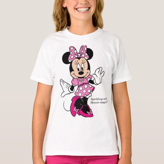 Minnie muis meisjes t-shirt (Voorkant)