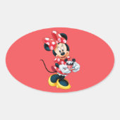 Minnie Ovale Sticker (Voorkant)