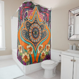 MINNIE paarse-douchgordijn Douchegordijn