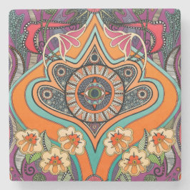 MINNIE paarse stenen coaster Onderzetter