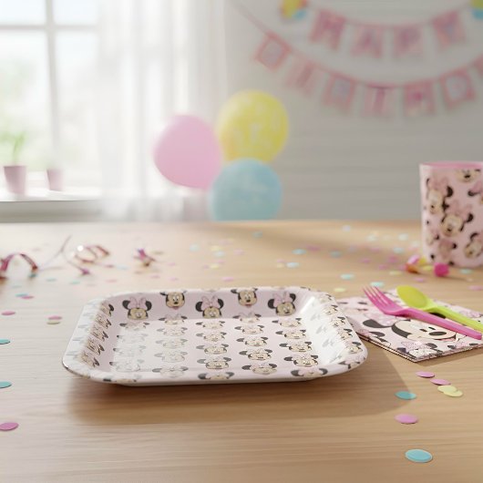 Minnie Paper Borden Papieren Bordje