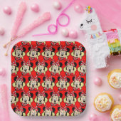 Minnie Papieren Bordje (Feest)