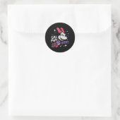Minnie Power S Ronde Sticker (Tas)