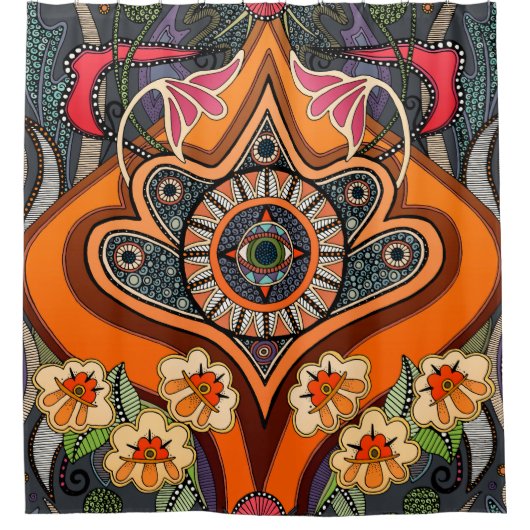 MINNIE-roetschoengordijn Douchegordijn (Voorkant)