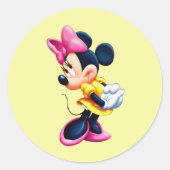 Minnie Ronde Sticker (Voorkant)