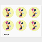 Minnie Ronde Sticker (Vel)