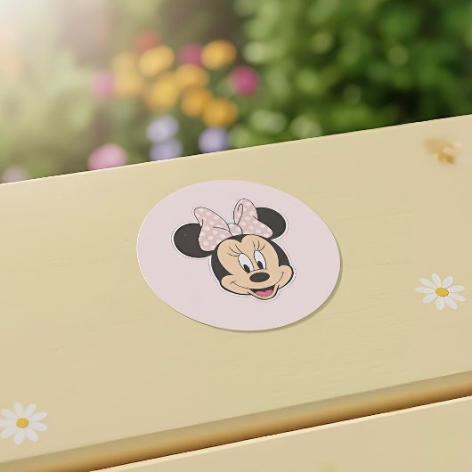 Minnie Ronde Sticker