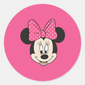 Minnie Ronde Sticker (Voorkant)