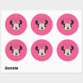 Minnie Ronde Sticker (Vel)