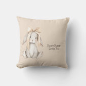 Minnie Roze Strik Some Bunny Loves You Kussen (Voorkant)