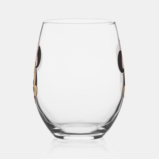 Minnie Stemless wijnglas Zonder Voet (Links)