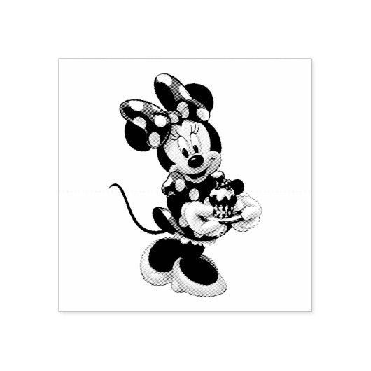Minnie Stempelkussen Rubberstempel (Afrduk)