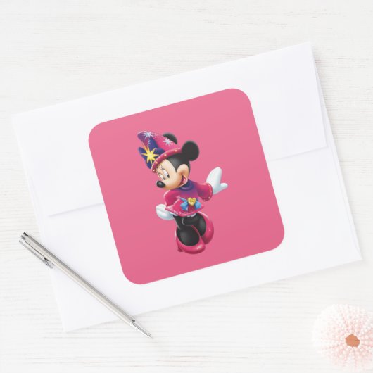 Minnie Vierkante Sticker (Envelop)