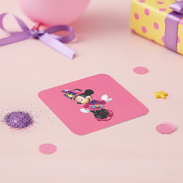 Minnie Vierkante Sticker