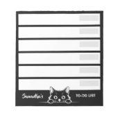 Minniekat Minimalistisch Ontwerp - KAT 1a Notitieblok (Voorkant)