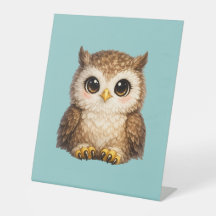 Minnieme illustratie van een lief bosuil