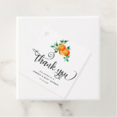 Minnies | Sinaasappel Bedankt  Bedankjes Labels (In situ)