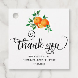 Minnies | Sinaasappel Bedankt  Bedankjes Labels