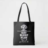 Minnimale huisdierontwerpen - Hond 1 Tote Bag (Voorkant)