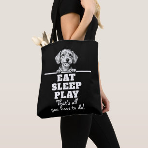Minnimale huisdierontwerpen - Hond 1 Tote Bag