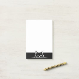 Minnimumn ontwerp met cute kitty - KAT 1a Post-it® Notes