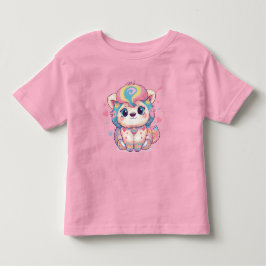 Minnimumnistische Illustratie van een Mooie Katten Kinder Shirts