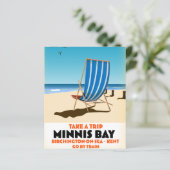 Minnis Bay, birchington-on-zee Briefkaart (Staand voorkant)
