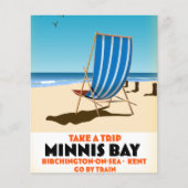 Minnis Bay, birchington-on-zee Briefkaart (Voorkant)