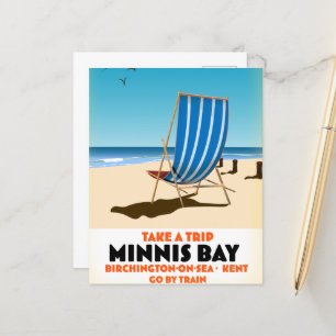 Minnis Bay, birchington-on-zee Briefkaart