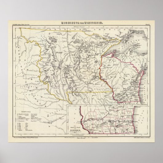 Minnisota en Wisconsin Poster (Voorkant)