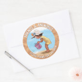 Minnow Ronde Sticker (Envelop)