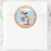 Minnow Ronde Sticker (Tas)