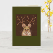 Minny Mae-kaart Kaart (Gele Bloem)