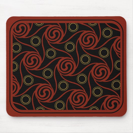 Minoan Labyrinth Spiral Mousepad Muismat (Voorkant)