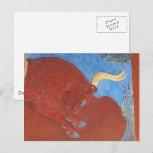 Minoan Palace van Knossos RED BULL Briefkaart (Voorkant / Achterkant)