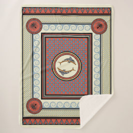 Minoan Paleis Sherpa Dekbed Deken