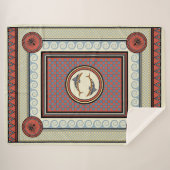 Minoan Paleis Sherpa Dekbed Deken (Voorkant (horizontaal))